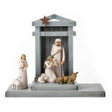 Willow Tree Nativity Deluxe: Figuras De Inicio Plus Crche, J