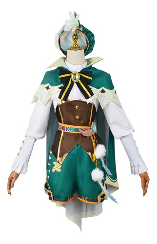 Conjunto De Fantasias De Cosplay Genshin Impact Venti Hallow