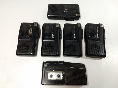 6 Gravadores Micro Cassete Panasonic Ge Defeito Pz Leia