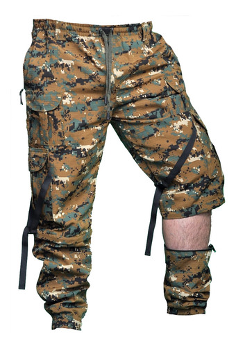 Jogger Dril Camuflado Multiusos Diseño Alpinista 