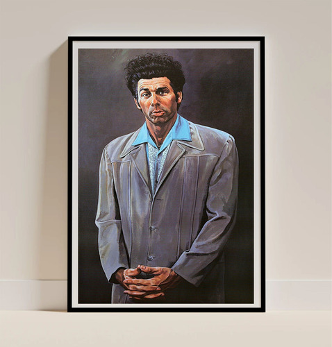 Cuadro Seinfeld 21x30 Kramer C/ Marco Y Vidrio