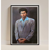 Cuadro Seinfeld 21x30 Kramer C/ Marco Y Vidrio