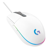 Mouse Logitech G203 Lights Usb Blanco