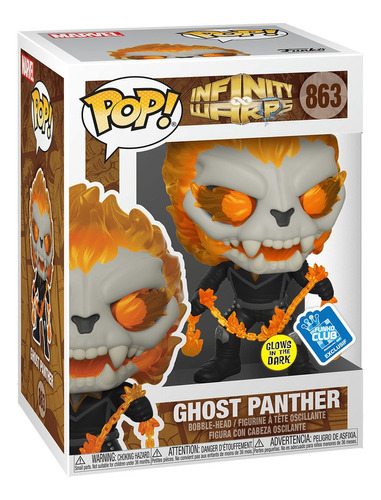 Funko Pop! #863 Infinity Wars Ghost Panther Glow