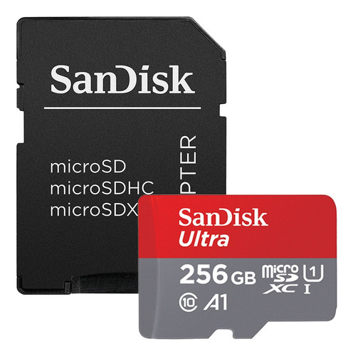 Cartão De Memoria Microsd Ultra 256gb 100mb/s C Adp Sandisk