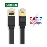 Cable De Red Blindado Cat7 Ugreen Flat De 10 M, 600 Mhz Y 10 Gbps