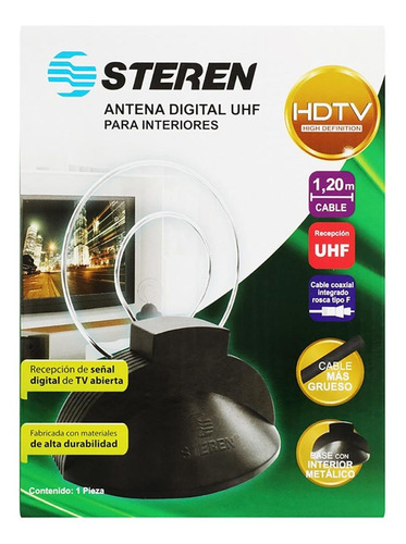 Steren Antena Digital Uhf Para Interiores