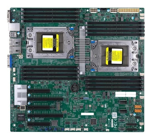 Placa Mãe Supermicro H11dsi-nt,  Processador Epyc 7001/7002