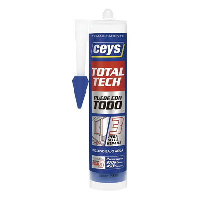 Adhesivo Sellador Ceys Total Tech Transparente 290ml | MercadoLibre