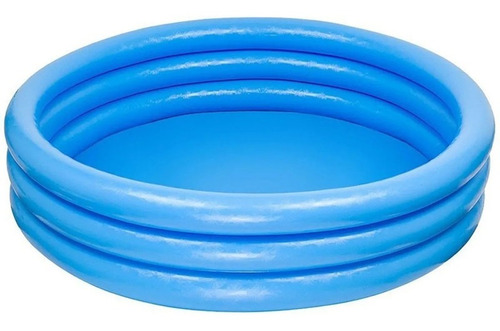 Piscina Inflável Infantil Azul Cristal 156 L Criança- Intex