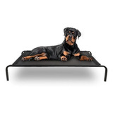 Cama De Cachorro Suspensa Meemo Preto Tamanho M - 40kg 