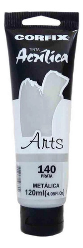 Acrilica Corfix Arts 140 Prata 120ml