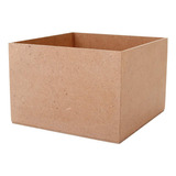 Caja Cuadrada De Regalo U Organizadora Mdf 12x18cm 1 Unidad