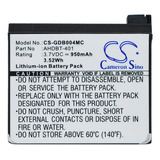Batería Para Gopro Hero 4, Ahdbt-401, 950mah, Tecnobattery