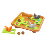 Juego Lógico De Mesa De La Familia Montessori, Ardilla