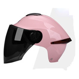 Casco De Moto De Doble Lente A Prueba De Sol General Mujer