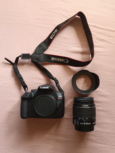 Canon Eos Rebel T7 + Lente 18-55mm + Bag + Sd 64gb