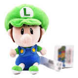 Peluche Bebé Luigi Nintendo Super Mario Bros 20 Cm