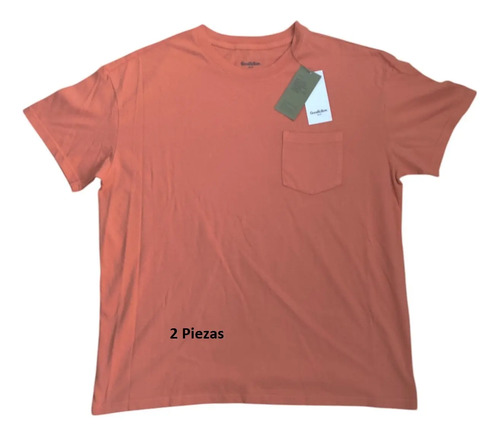 Playera Camisa Cuello Redondo Hombre 2pzs - Goodfellow & Co
