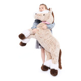 Tezituor Caballo Gigante De Peluche, Caballo De Peluche Café