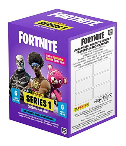 Panini Fortnite 97672 - Caja Para 6 Tarjetas De Felicitación