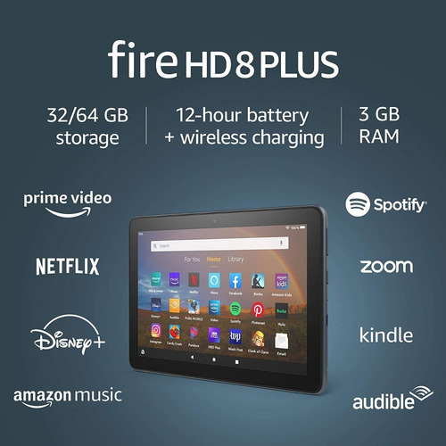 Tablet  Amazon Fire 8 Plus 32gb Ram 3gb Carga  Inalambrica