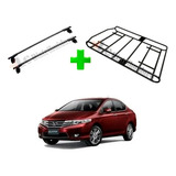 Barra Porta Equipaje Honda City + Parrilla Dk