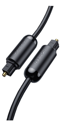 Cable Optico Audio Digital Fibra Toslink Plug A Plug 3 Mts