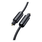 Cable Optico Audio Digital Fibra Toslink Plug A Plug 3 Mts
