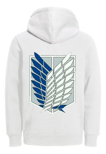 Saco Buso Buzo Hoodies Attack On Titan Legion Espalda