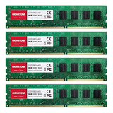Memoria Ram Gigastone 4 X 8 Gb (32 Gb) 1600 Mhz Ddr3, 32 Gb