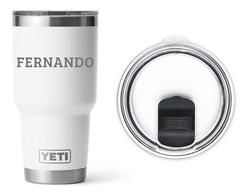 Termo Yeti Original 30 Oz Con Grabado Láser Y Tapa Magnética