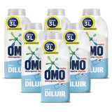 Omo Detergente Liquido Para Diluir 6 X 500 Cc