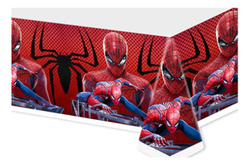 Mantel Decorativo Para Fiesta Diferentes Diseños 180x108cm Color Variado Spiderman
