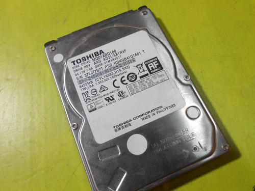 Disco Rigido Toshiba Sata 1tb 2,5  - Mq01abd100 - Notebook 