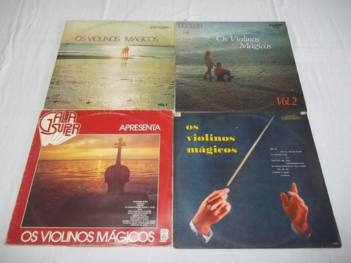Lp Vinil  Os Violinos Magicos - 4 Discos