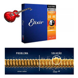Encordoamento Elixir Guitarra 010 - 046 Nanoweb Original Usa