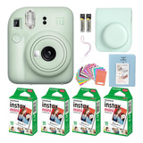 Cámara Fujifilm Instax Mini 12, Verde Menta, C/ Accesorios