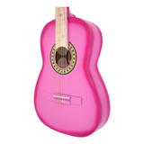 Guitarra Tercerola 3/4 Tc1-rosa Acústica Clásica Rosa Orientación De La Mano Derecha