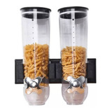 Dispensador Doble Pared Cereal Granos Frutos Secos + 2 Tazas