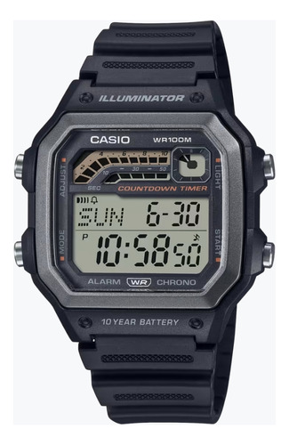 Casio Ws 1600h 1a Deportivo  Sumergible 10 Años Batería 