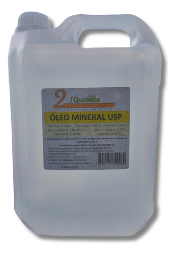 Óleo Mineral Usp 5 Litros - Selar Madeira Tabua De Carne