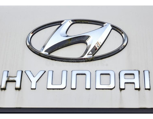 Emblema Hyundai Cromado  Foto 3