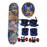 Skate Infantil Patrulha Canina + Kit Proteção 12x Sem Juros