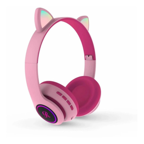 Auriculares Bluetooth Orejas De Gato Card Usb P47m