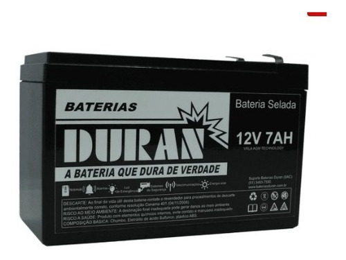 Battery Recarregável Ups Es600 Nc1270ss Cerca Elet. 12v 7 Ah