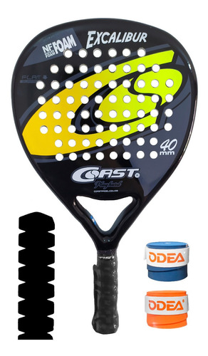 Paleta Padel Coast - Excalibur Foam + 2 Cubre + Protector