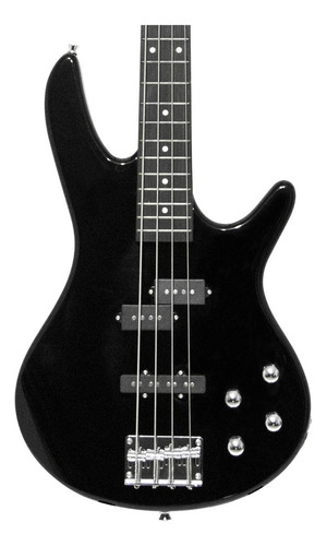 Mccartney Ibbass4bk Bajo Eléctrico Tipo Ibanez 4 Cuerdas Color Negro Orientación De La Mano Diestro