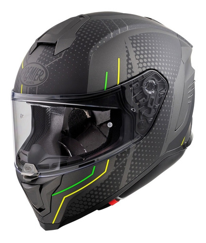 Casco Para Motocilcismo Premier Hyper Bp6 Bm