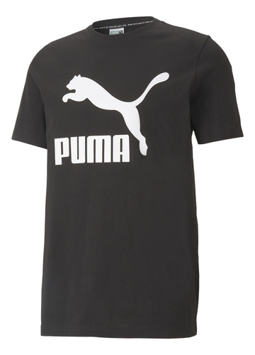 Polera Puma Classics Logo Tee Negro Hombre